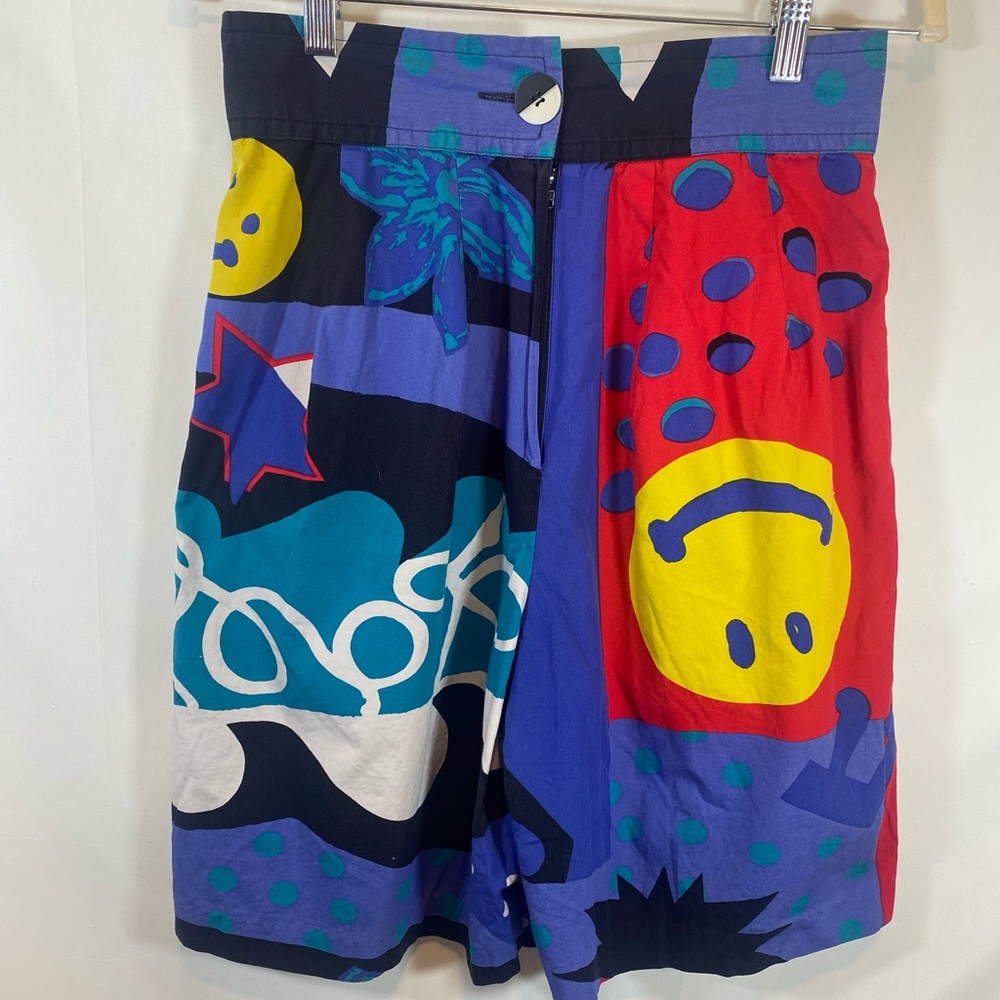 80’s Vintage Colorful Graphic Shorts
